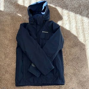 Mens Columbia shell and fleece liner